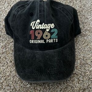 Vintage 1962 Original Parts Black Cap “nwot”